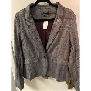 Plaid blazer